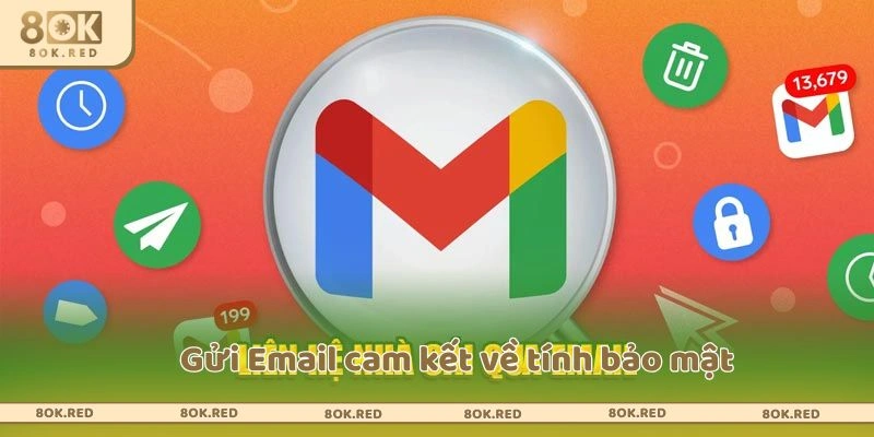 Gửi Email cam kết về tính bảo mật