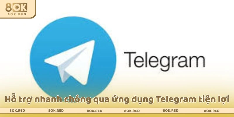 Hỗ trợ nhanh chóng qua ứng dụng Telegram tiện lợi