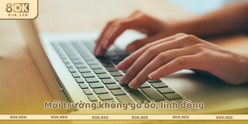 Tuyển dụng 8OK có môi trường làm việc linh động