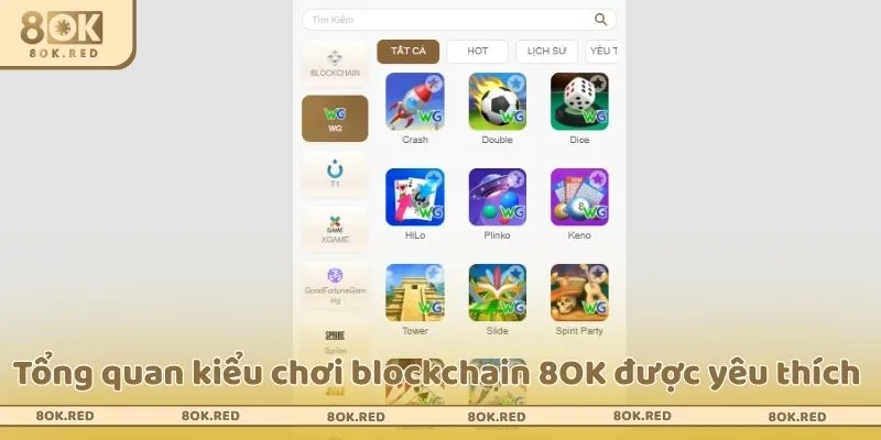 Tổng quan kiểu chơi blockchain 8OK được yêu thích 